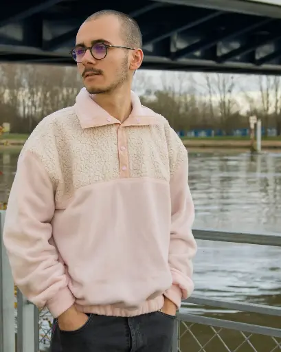 POLAIRE PAULETTE rose & mouton